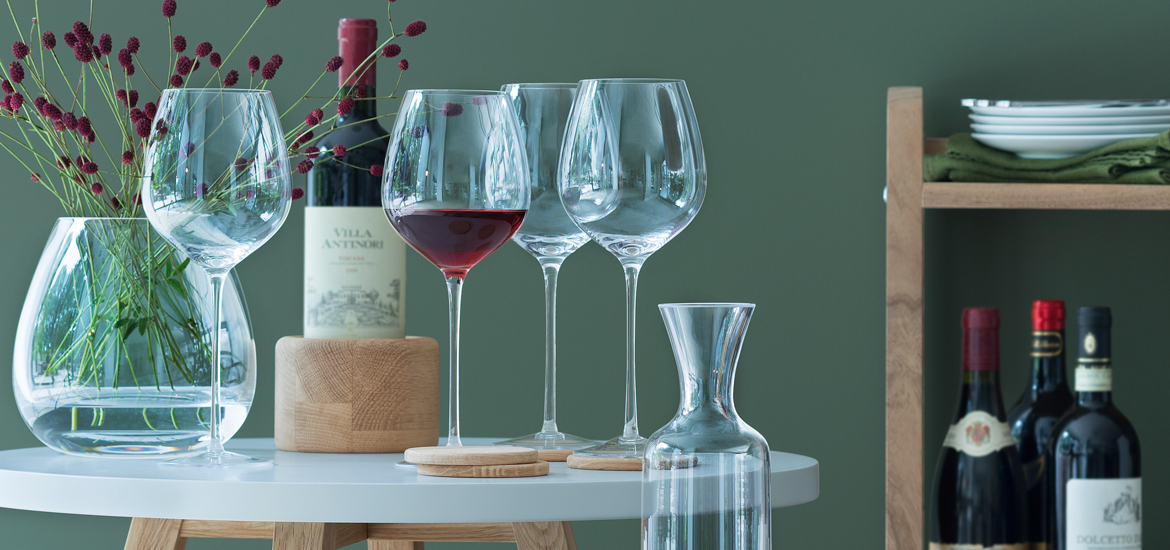 Red Wine & Wine Glass Gift Set
