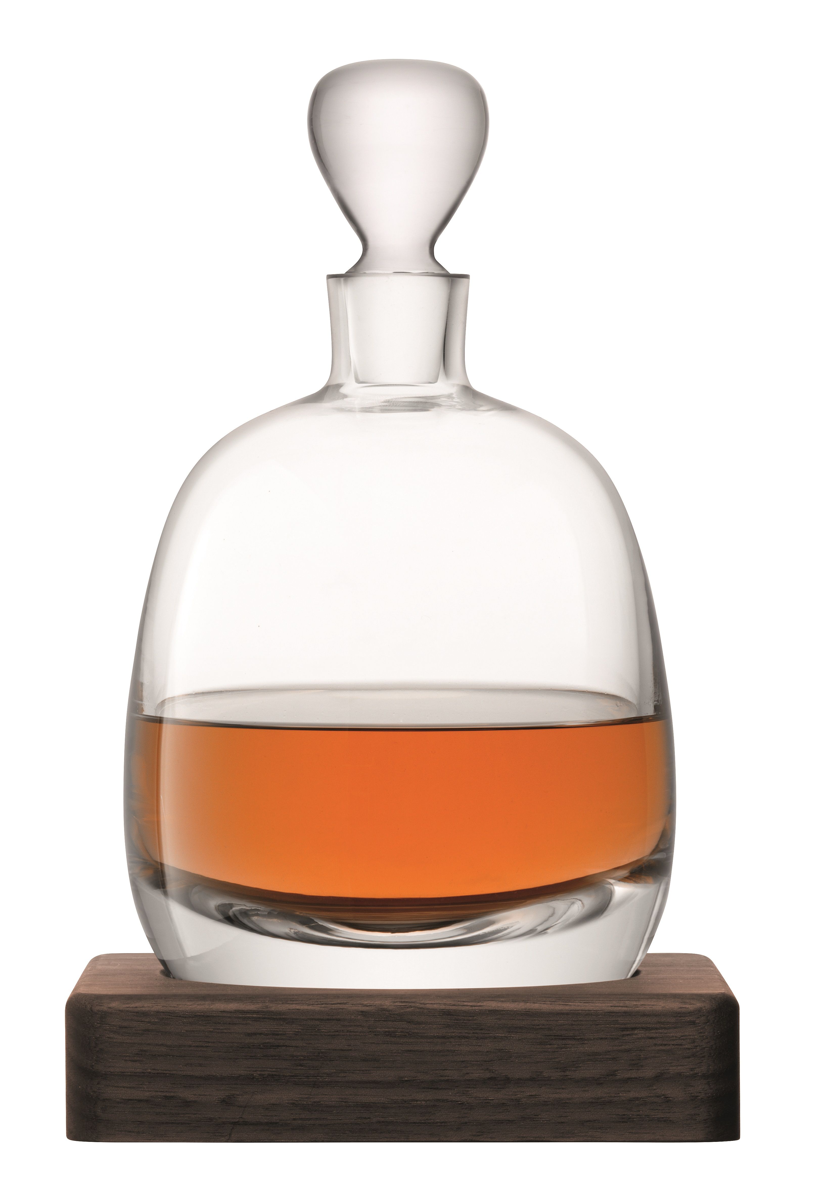 Buy LSA Whisky Islay Decanter Walnut Base Clear 1L