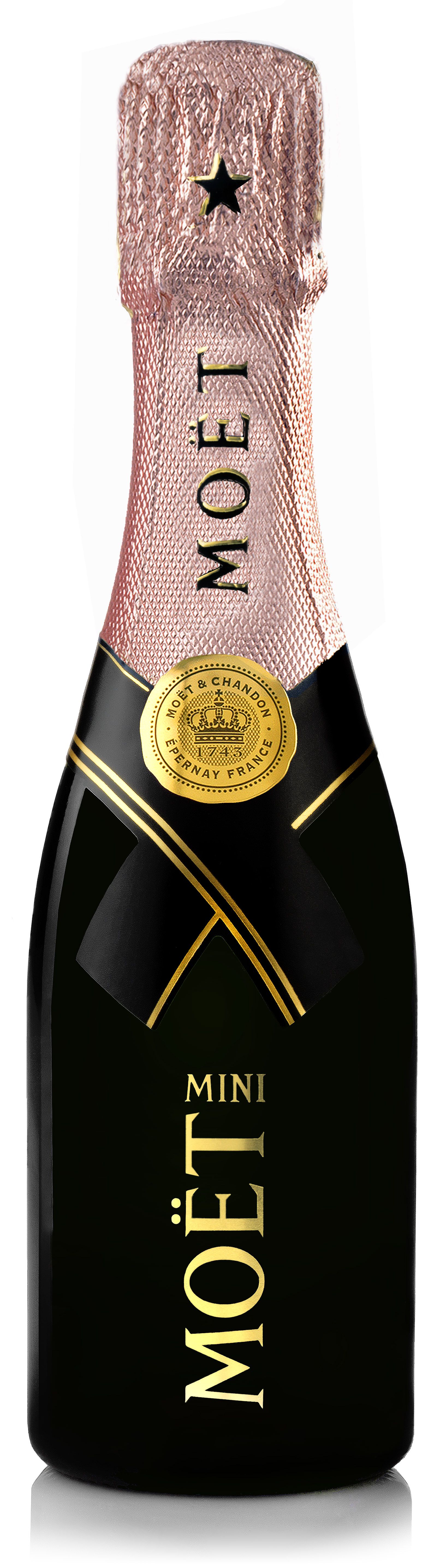 Case of Mini Moet And Chandon Rose Champagne 20cl (24 x 20cl)