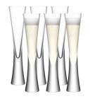 LSA Moya Champagne Flutes - Clear 170ml (Set of 6)