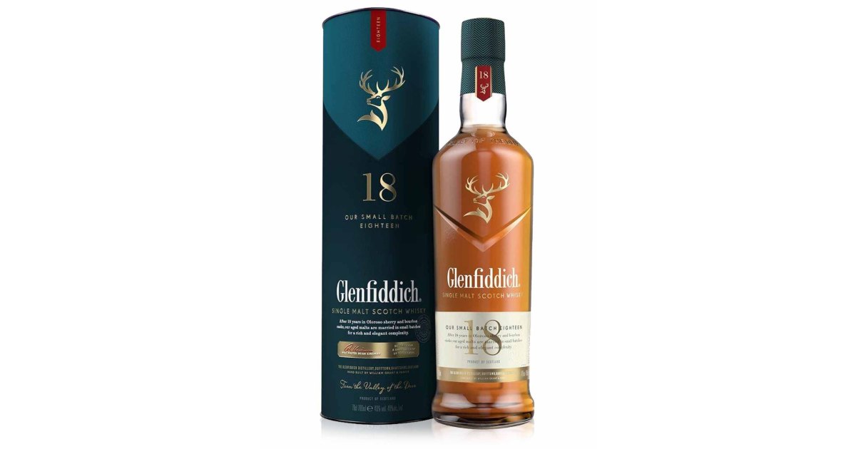 Buy Glenfiddich 18 Year Old Whisky 70cl Online