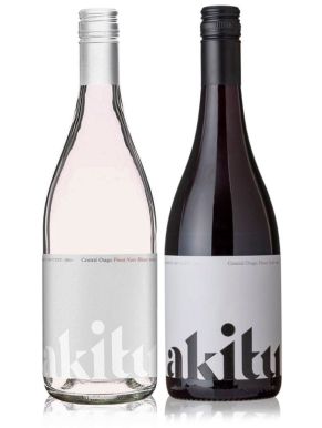 Akitu Pinot Noir Blanc & A2 Wine Duo New Zealand 2 x 75cl