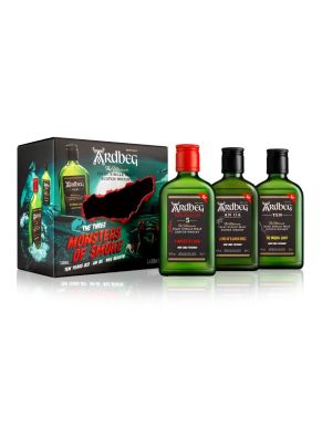 Ardbeg Monsters of Smoke Whisky Gift Set 3 x 20cl
