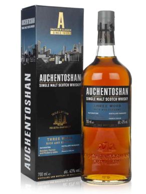 Auchentoshan Three Wood Whisky 70cl Gift Box