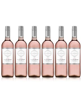 Belfiore Pinot Grigio Blush Italy Rose Wine Case Deal 6 x 75cl