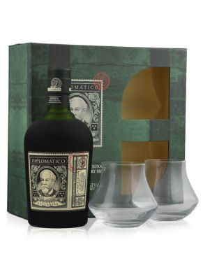Diplomatico Reserva Exclusiva Rum & 2 Tumbler Gift Set 70cl
