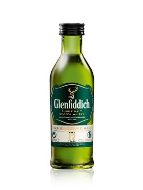 Glenfiddich 12 Year Old Miniature Whisky 5cl