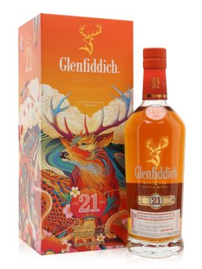 Glenfiddich 21 Year Old Chinese New Year Pack Whisky 70cl