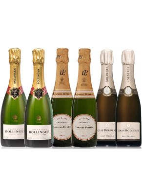 Grande Marques Half Bottle Brut Champagne Selection 6 x 37.5cl