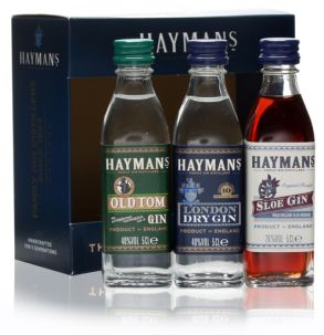 Haymans Best of British Gin Gift Miniatures 3x5cl