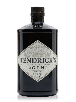 Hendrick's Gin 70cl, Giraffe Pourer and Cucumber Bag