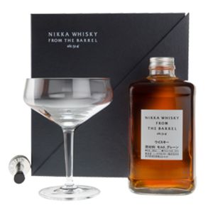 Nikka Whisky Co - Nikka from the Barrel 50cl Coupe Glass & Pourer Set