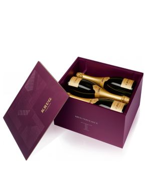 Krug Grande Cuvee Brut NV Champagne Trois Editions Wood Case 6 x 75cl