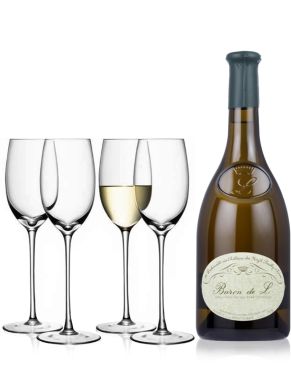 Ladoucette 75cl & LSA Wine Collection White Wine Glasses