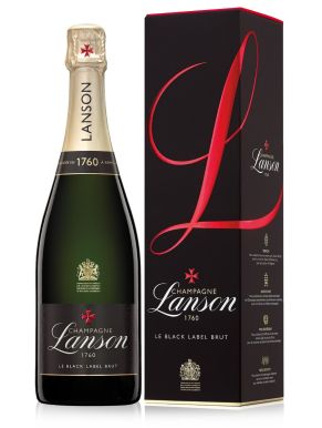 Lanson Black label Champagne Brut NV 75cl Gift Box