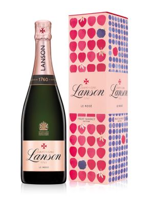 Lanson Rosé Fruit Market Brut Rosé NV Champagne 75cl