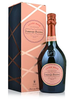 Laurent Perrier Rose Champagne Cuvée Brut NV 75cl Gift Box