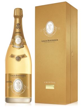 Louis Roederer Cristal Jeroboam Champagne 2007 300cl Wooden Box