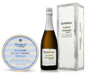 Louis Roederer Philippe Starck 2015 Champagne 75cl & Truffles 510g
