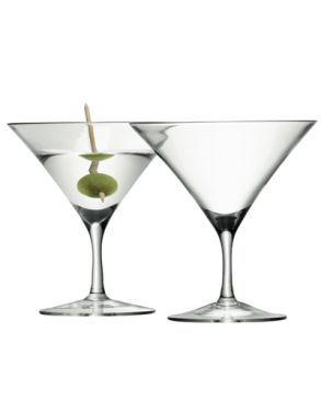 LSA Bar Collection Martini Glasses - 180ml (Set of 2) Gift Box