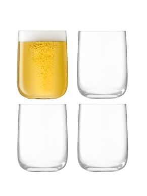 LSA Borough Bar Glasses - Clear 625ml x 4