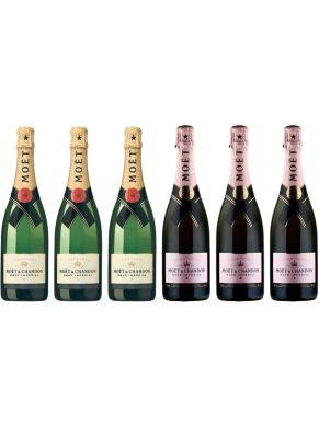 Moet & Chandon Champagne Collection Case Deal 6x75cl