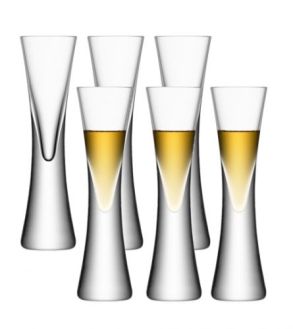 LSA Moya Liqueur / Vodka Glasses - Clear 50ml (Set of 6)