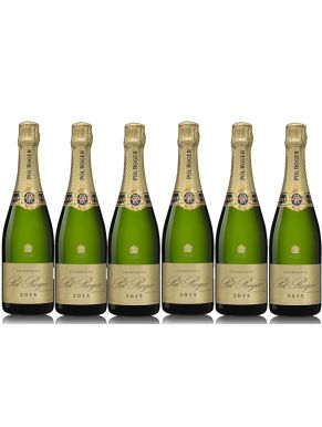 Pol Roger Brut Blanc de Blancs Vintage 2015 Champagne Case Deal 6 x 75cl