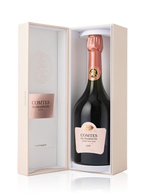 Taittinger Comtes de Champagne Rosé 2009 75cl Gift Box