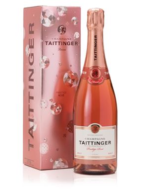Taittinger Brut Prestige Rose Champagne Gift Box 75cl