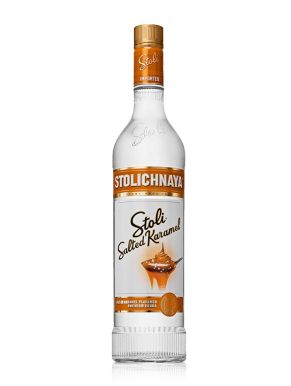 Stoli Salted Karamel Stolichnaya Premium Latvian Vodka 70cl