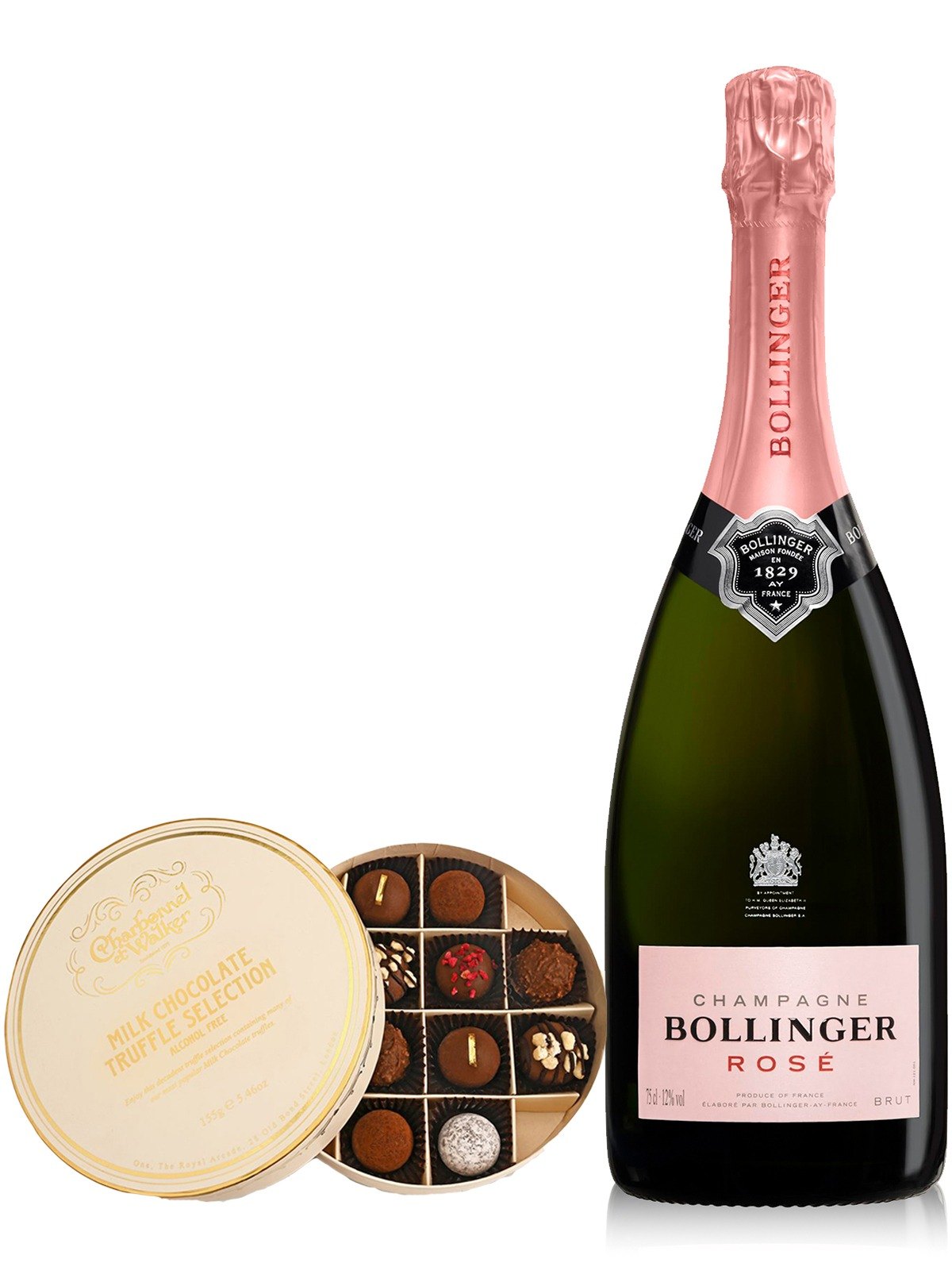 Buy Bollinger Rosé Champagne & Truffles Champagne Gift Set