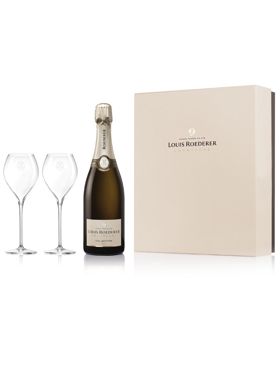 Buy Louis Roederer Champagne & 2 Flute Gift Set