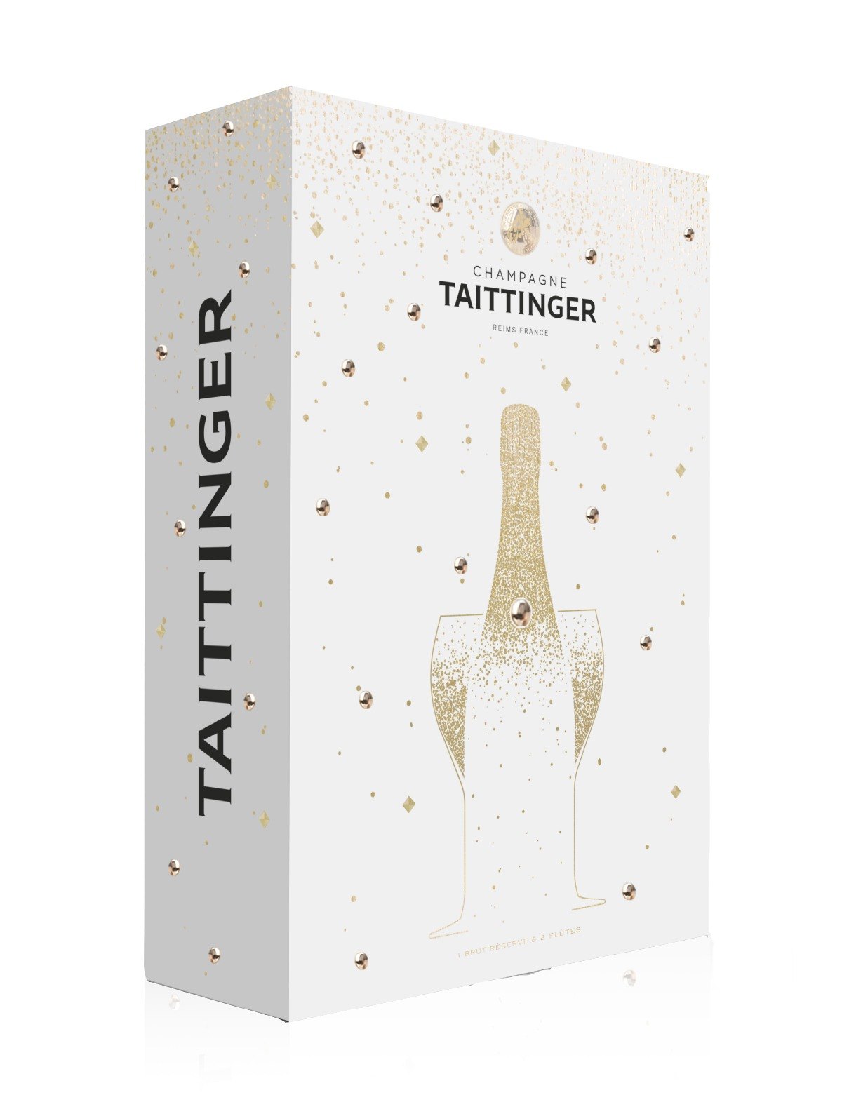 Taittinger Brut Reserve シャンパン2本セット taittinger_twinkle_flute_set_7