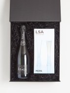 Ayala Brut Champagne 75cl & LSA Moya Flutes Luxury Gift Box