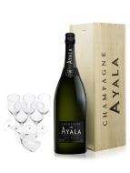 Ayala Jeroboam Brut Majeur Champagne 300cl & 6 Glasses