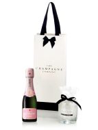 Lanson Rosé Champagne 20cl Candle & Luxury Gift Bag