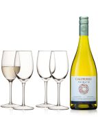Caliterra Sauvignon Blanc 75cl & LSA Wine Collection White Wine Glasses