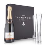 Nicolo Champagne 75cl & LSA Moya Flutes Luxury Gift Box
