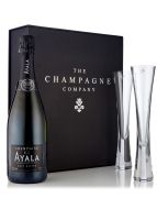 Ayala Brut Champagne 75cl & LSA Moya Flutes Luxury Gift Box