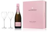 Louis Roederer Rosé 2014 Vintage Champagne 2 Flute Gift Set 75cl