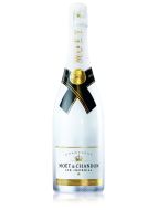 Moët & Chandon Ice Imperial Lot de 2 flûtes à champagne en plastique 130 ml avec gravure verres à vin roses Piccolo Blanc 