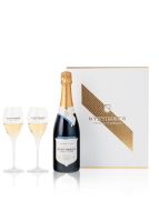 Nyetimber Classic Cuvée Sparkling Wine 75cl 2 x Flute Gift Set