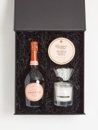 Laurent-Perrier Cuvée Rosé Champagne, Candle & Truffles Luxury Gift Box