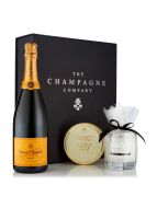 Veuve Clicquot Champagne, Candle & Truffles Luxury Gift Box