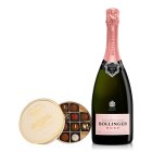 Bollinger Rosé Champagne & Chocolate Truffles Gift