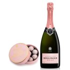 Bollinger Rosé Champagne 75cl & Pink Truffles 135g