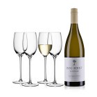 Dog Point Sauvignon Blanc 75cl & LSA White Wine Glasses