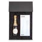 Laurent-Perrier La Cuvée Half & LSA Moya Flutes Luxury Gift Box