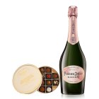 Perrier Jouët Blason Rosé Champagne & Chocolate Truffles Gift